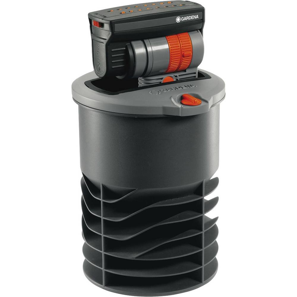 Irrigatore Pop-Up per Sistema Pop-Up Gardena Os 140: Sistema di Irrigazione per Superfici Quadrate e Rettangolari Max 140 Mq, Gittata 15 M (8220-29)
