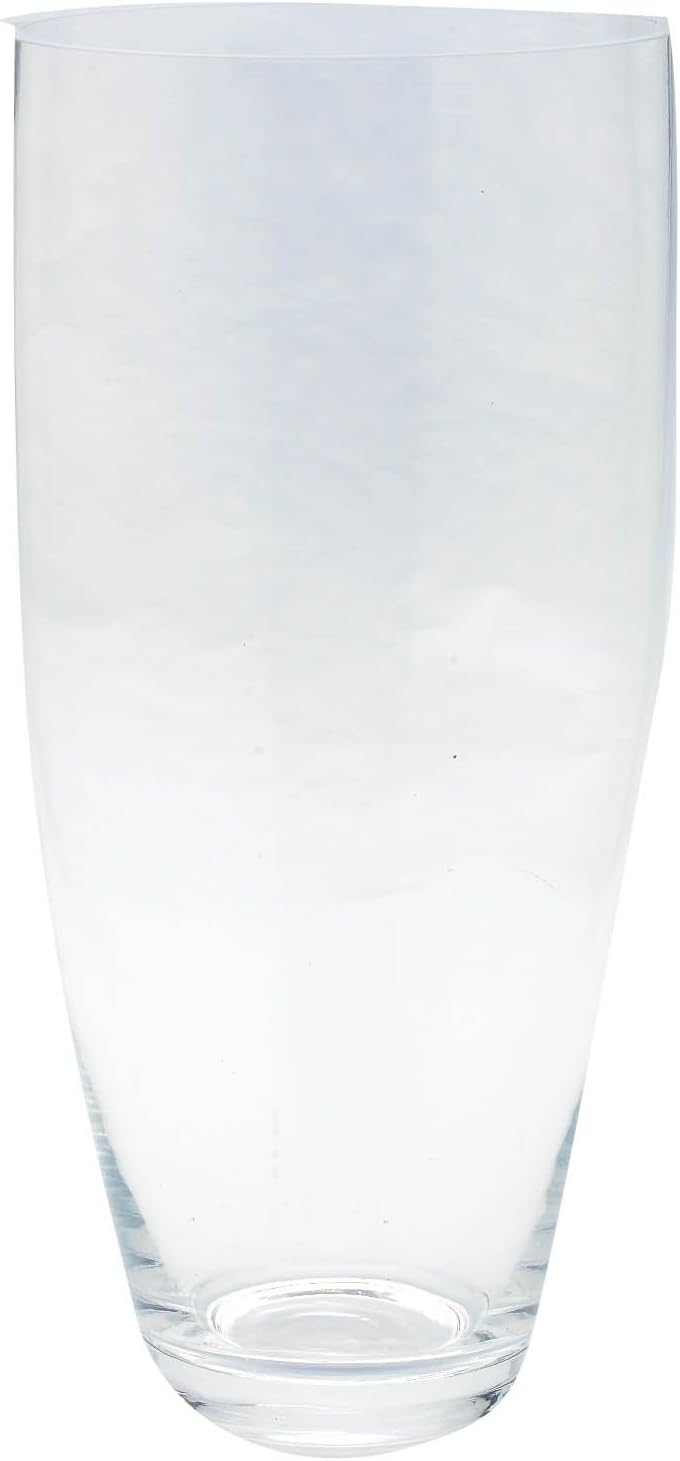 7"Dx15" clear Vase