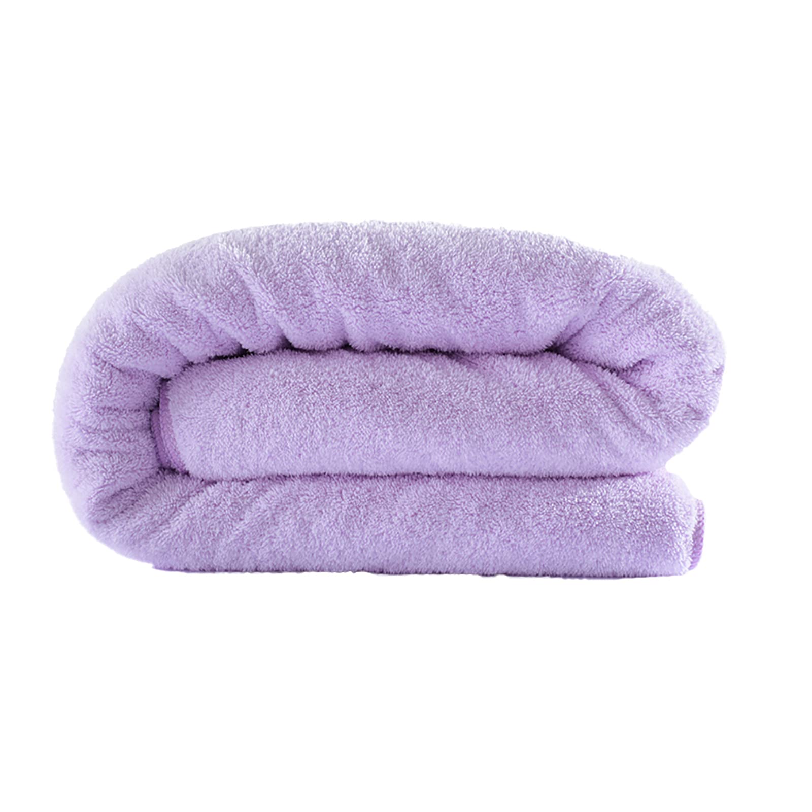 Serviette de bain microfibre XL violette absorbante et séchage rapide