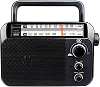Vista 1 de BZLDC AM FM Radio Portable Plug in Radio Transistor Powered by 3 D Batteries or AC 220V for Senior and Home