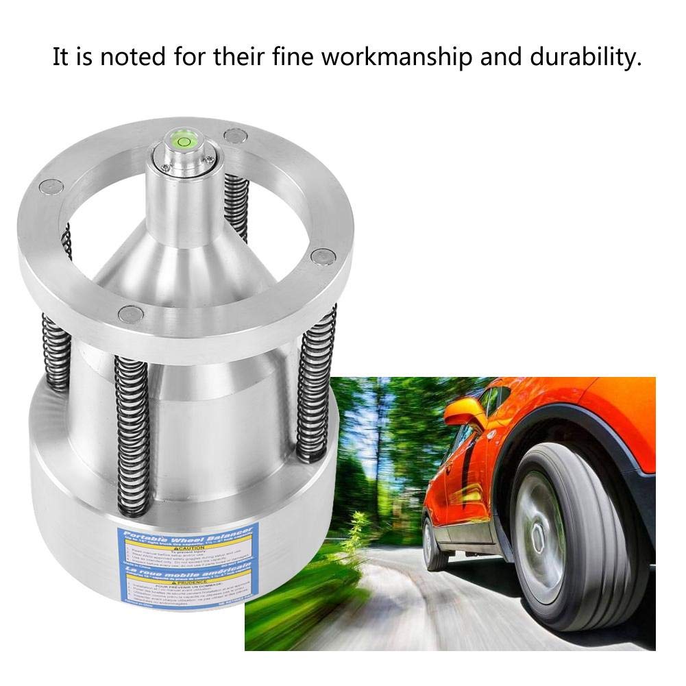 Yctze equilibradora de ruedas coche Equilibrador de llantas Coche Camión Cubos portátiles Rueda Equilibrador de llantas Nivel de burbuja Llanta para trabajo pesado Máquina equilibradora de llantas