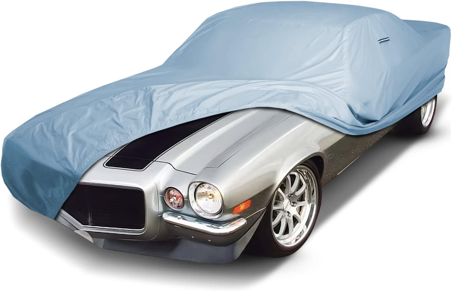 Premium Car Cover for 1967-1973 Chevy Camaro Z28, SS Heavy Duty Waterproof All Weather Automobiles Custom Fit Indoor Outdoor UV Snow Protection Covers with Straps and Bag
