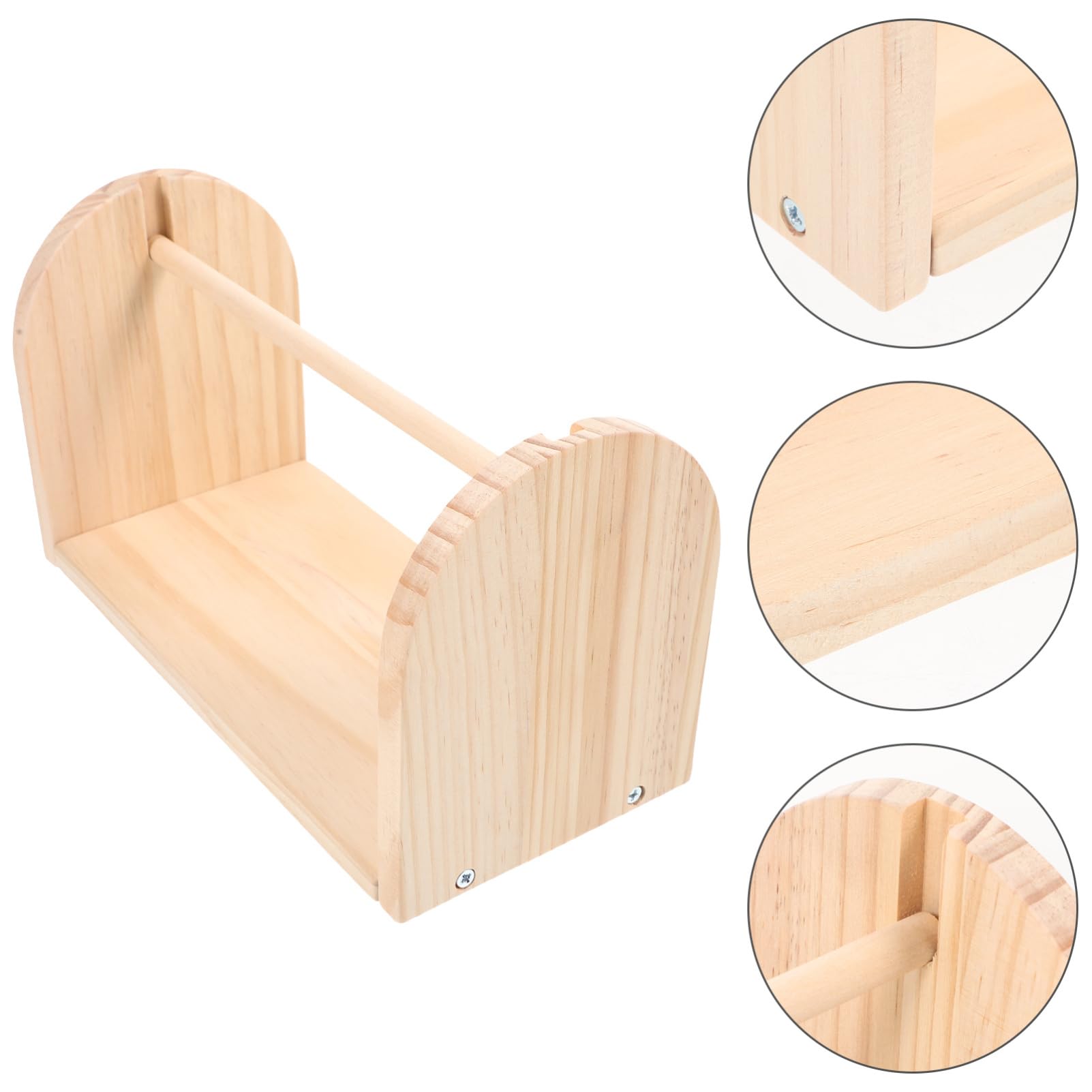 DOITOOL 3 Stück Holz Garnwickler Manuelle Winde Kompakt und Tragbar Diy Garnwickelwerkzeug für Einfache Garnorganisation und Schnelles Zugreifen Materialien