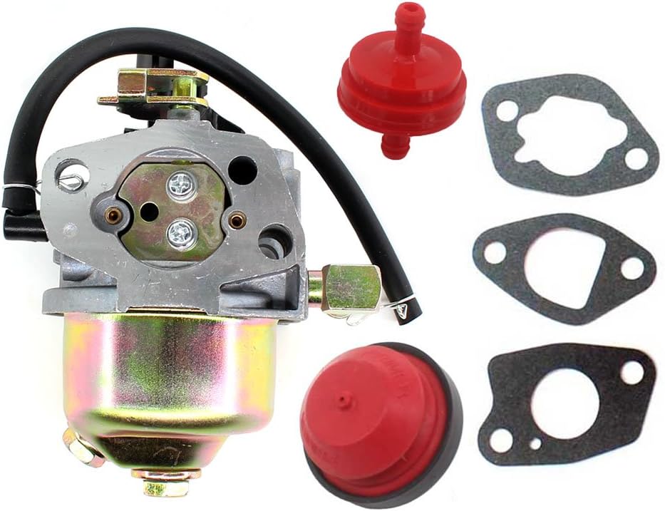 AISENCarburetor for Craftsman 26" 170S 170SA Snowblower Troy-Bilt 5024 208cc OHV Engine Fuel Filter Primer Bulb Gasket