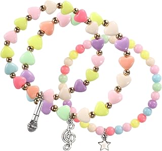 Comprar SAVITA 3 Pulseras de Inspiración, Pulseras Amistad con Cuentas Apilables Colores Joyería Moda Kpop para Mujeres Accesorios de Joyería para Fans