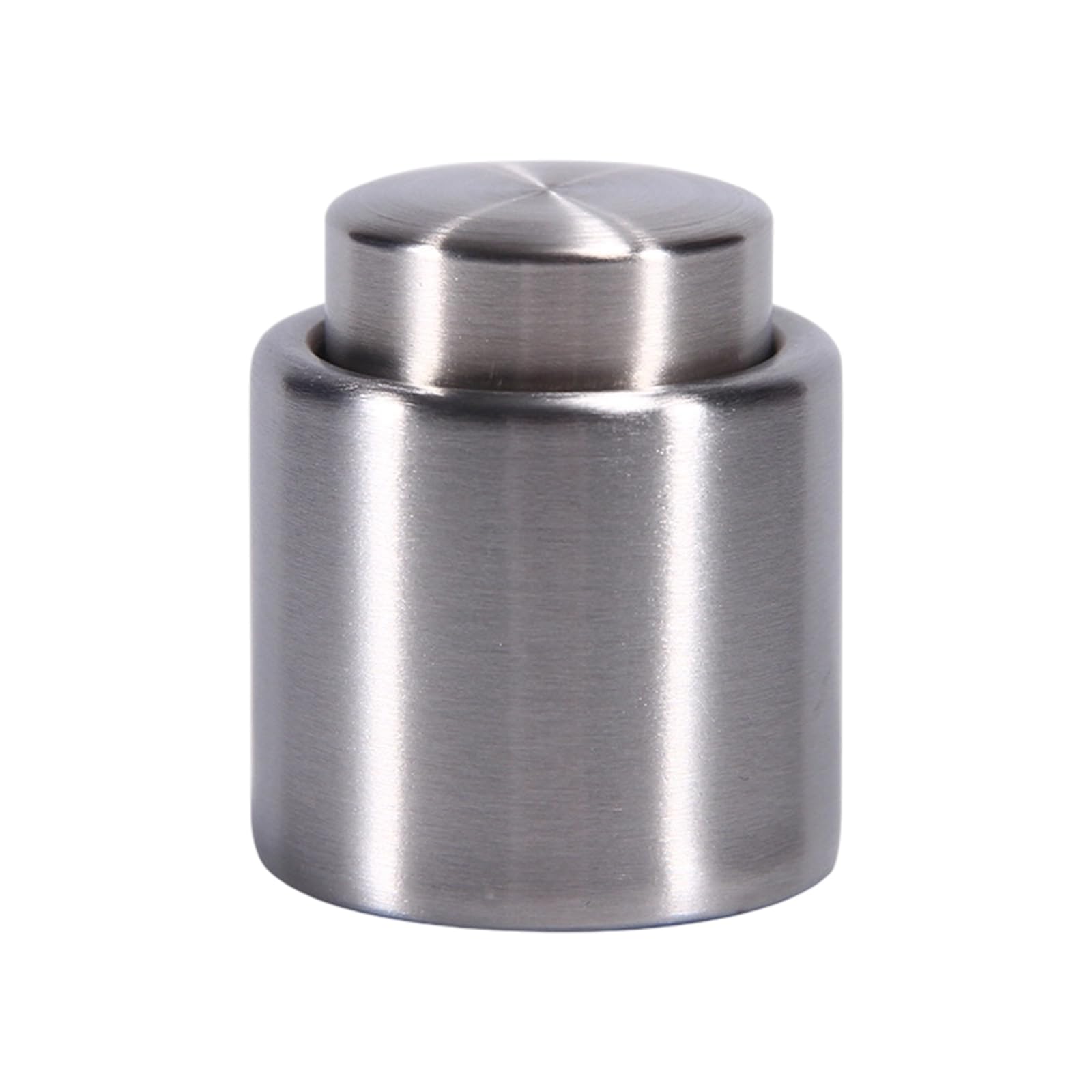 Xjdzineq Stainless Steel Drink Stopper for Wine Enthusiasts Press Type Cork Beverage Bottles Preserver Tool Stopper