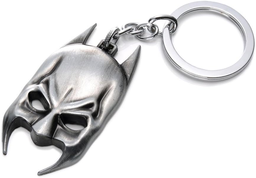 TM & DC Comics Movie Bat Man Alloy Metal Bat Mask Dart Keychain