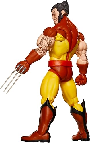 Miniatura 6 de Marvel Legends Series Wolverine, X-Men Retro Marvel Comics Secret Wars Figura de acción coleccionable de 6 pulgadas con escudo