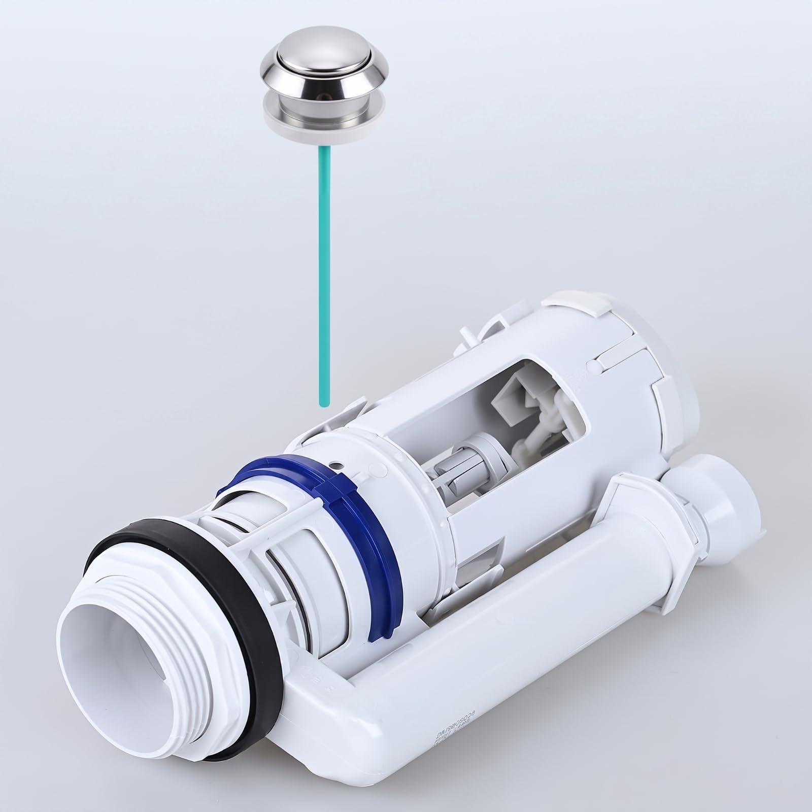 Mécanisme de Chasse d'Eau pour Valve de Chasse Ensemble Réservoir Corps Cylindrique Typ220 Joints d'Étanchéité et Sortie Filetée et Silicone Adapté