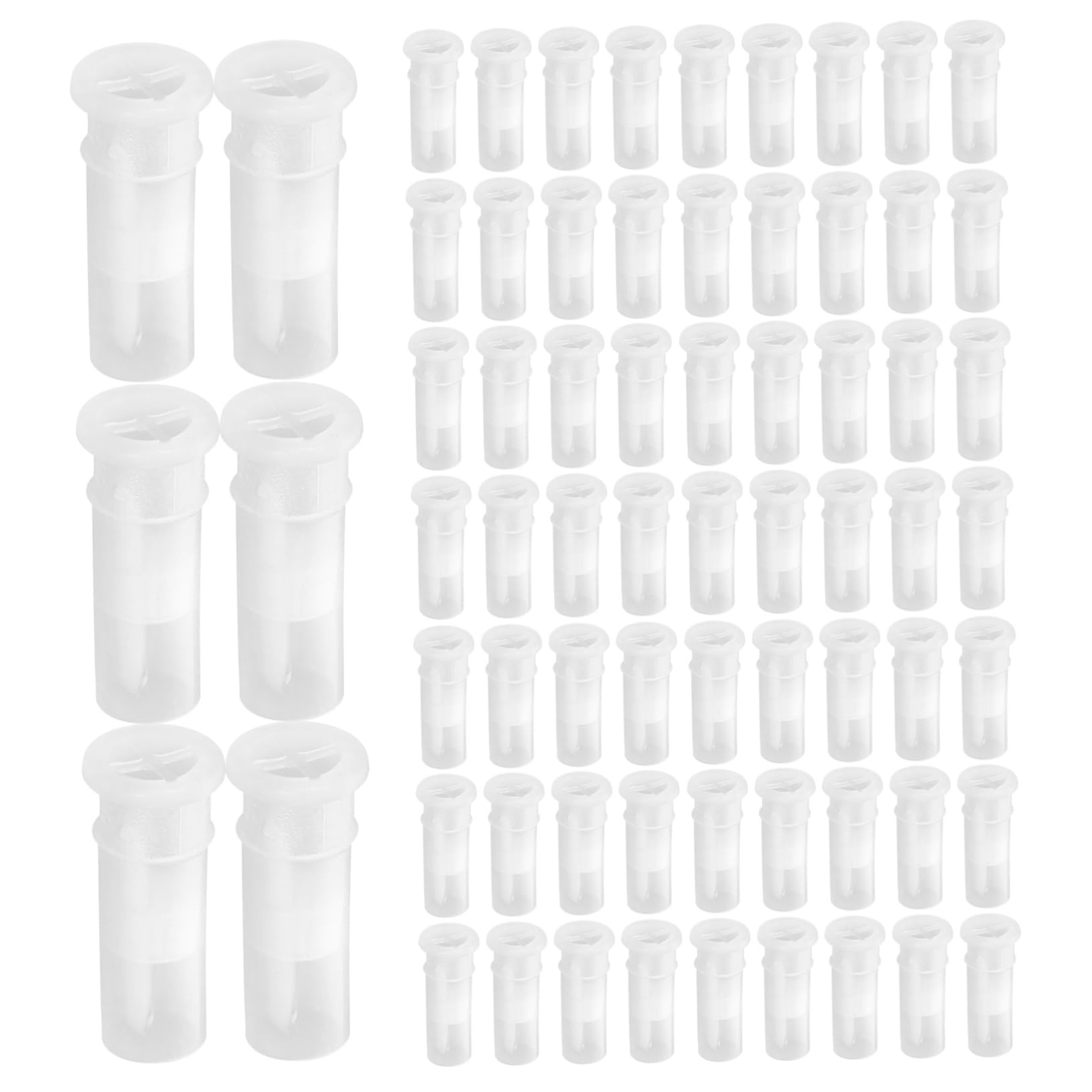 TOYANDONA 100pcs White Squeakers Replacement for Plush Toys Portable and Lightweight Abs Material Insert for Baby Toys and Pet Versatile Use for DIY Doll and Dog