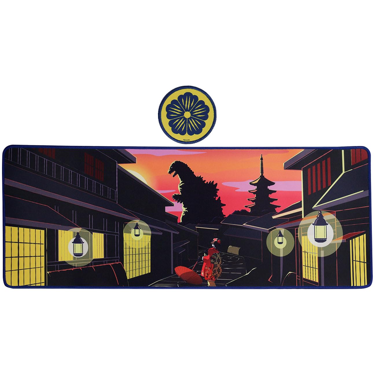 Godzilla XL Desk Pad & Coaster Set - Novelty Gift