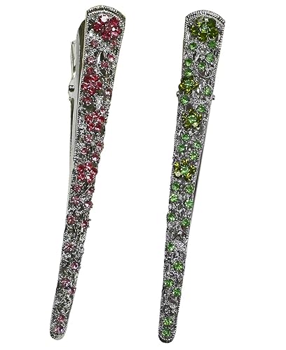 Miniatura 9 de NM110-2-6d1 - Juego de 6 pinzas de metal resistentes para el cabello para mujeres y niñas