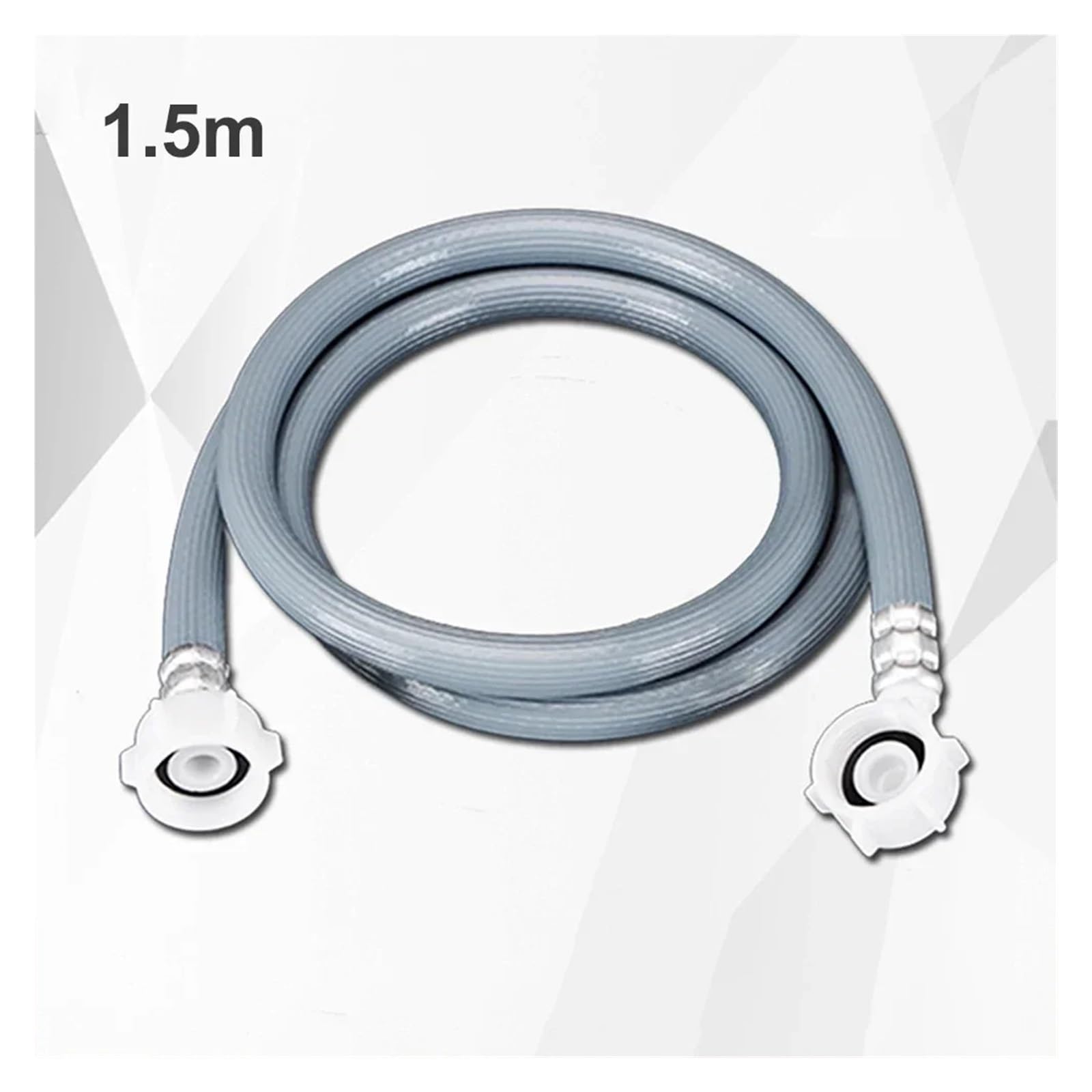 Tubo di Ingresso dell'Acqua for Lavatrice Completamente Automatica da 1,5-2,5 m, Tubo di riempimento dell'Acqua for lavatrici, lavastoviglie, Tubo in PVC(1.5m)