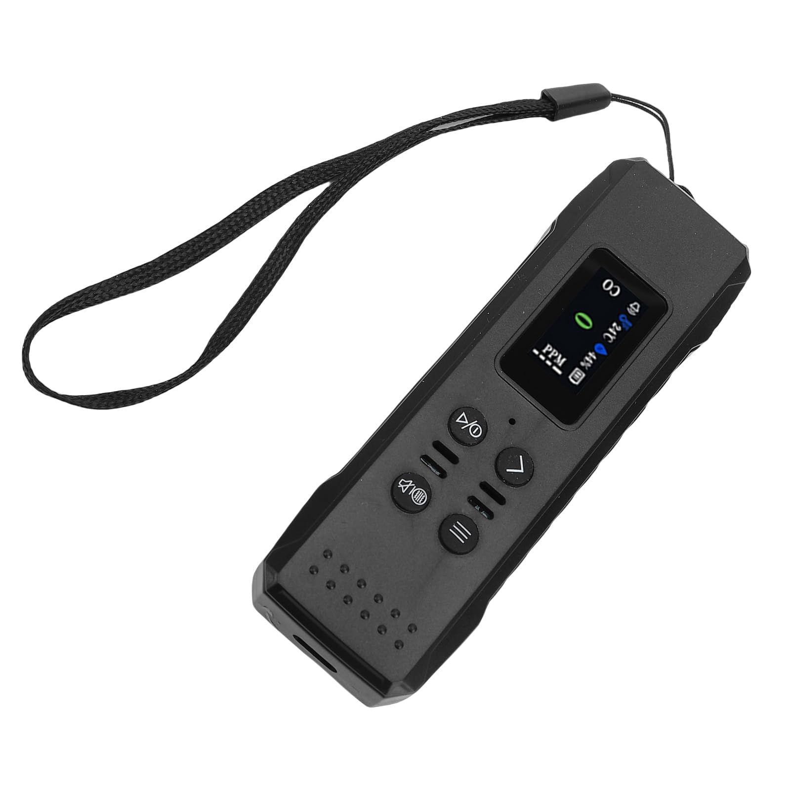 Detector de monóxido de carbono portátil 3 en 1 y monitor de humedad recargable