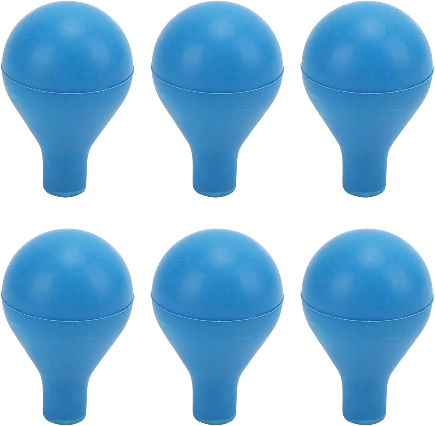 Rubber Bulb, Dropper Rubber Caps Pear Shaped Blue Pipette Dropper