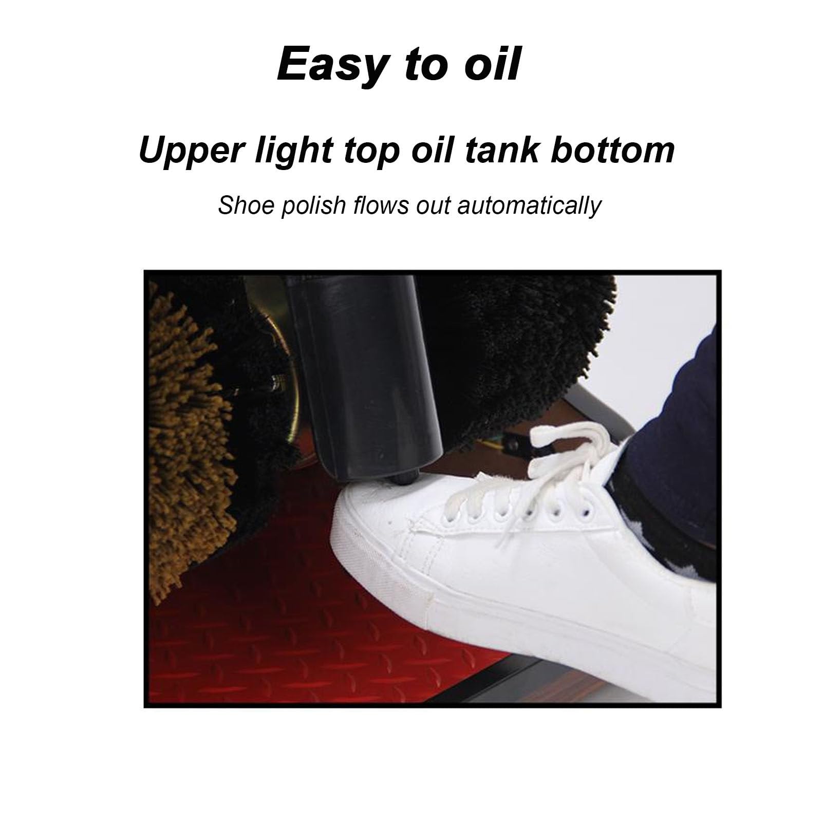 Máquina eléctrica de lustrado de zapatos, dispositivo automático de pulido de zapatos con cepillos dobles para una limpieza eficiente, ideal para entradas de hotel y uso doméstico
