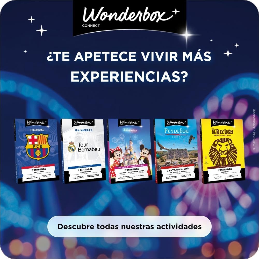 WONDERBOX Connect - Caja Regalo - Atlético De Madrid - 1 Entrada para 1 Partido + Stadium Tour & Museo - Riyadh Air Metropolitano - Válido Durante 27 Meses