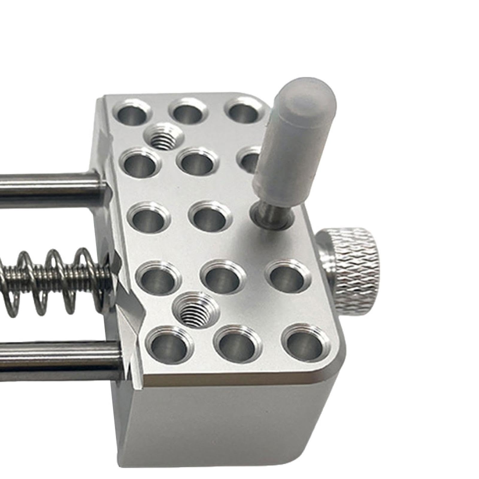 Mini Tornillo de Banco, Tornillo de Banco de Mesa Plano, Herramienta Compacta para Tallar Joyas, Portátil, Mordaza Ajustable, Mini Tornillo de