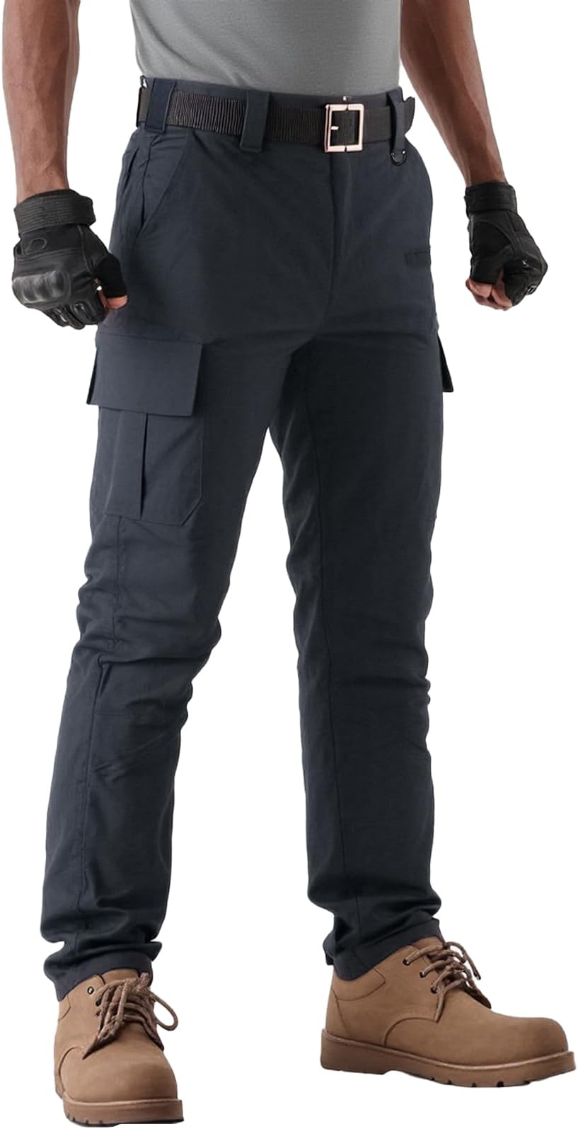Tactical Pants for Men, Cargo Pants Water Resistant Ripstop, Lightweight Work Hiking Pants, Outdoor Apparel Pants Trousers