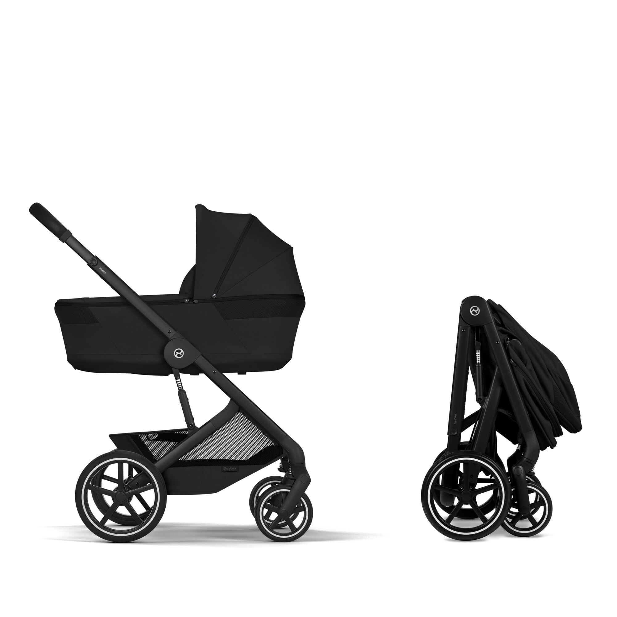 CYBEX Gold Wózek dziecięcy BALIOS S LUX i Fold Cot, Moon Black