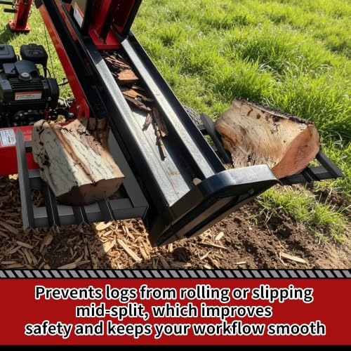 Log Catcher for Log Splitter, Adjustable Bolt Hole Spacing 9.8''~12.2''