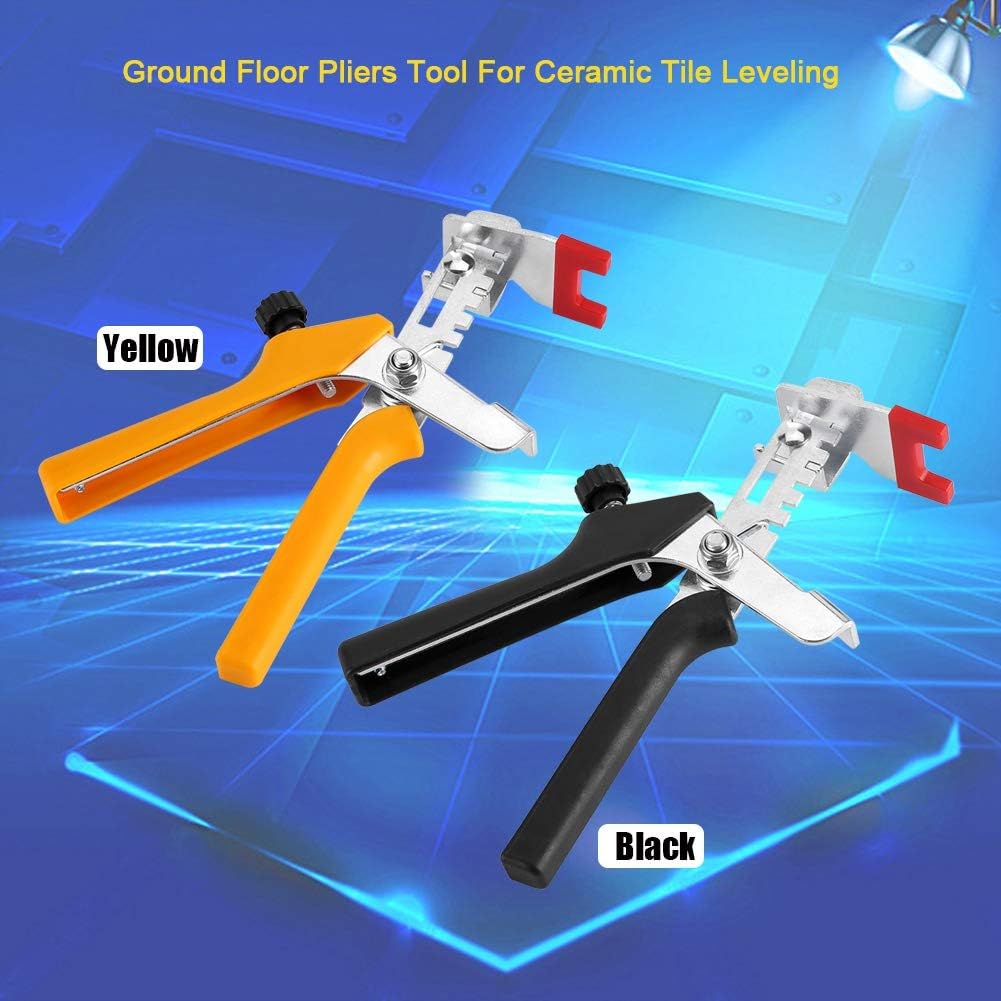 Yosoo Tiling Installation, Tiling Tools and Accessories Tool, Floor Plier Tile Locator Leveling System Wedges Ceramic Tiles Installation Hand Tool 1pc(Black)