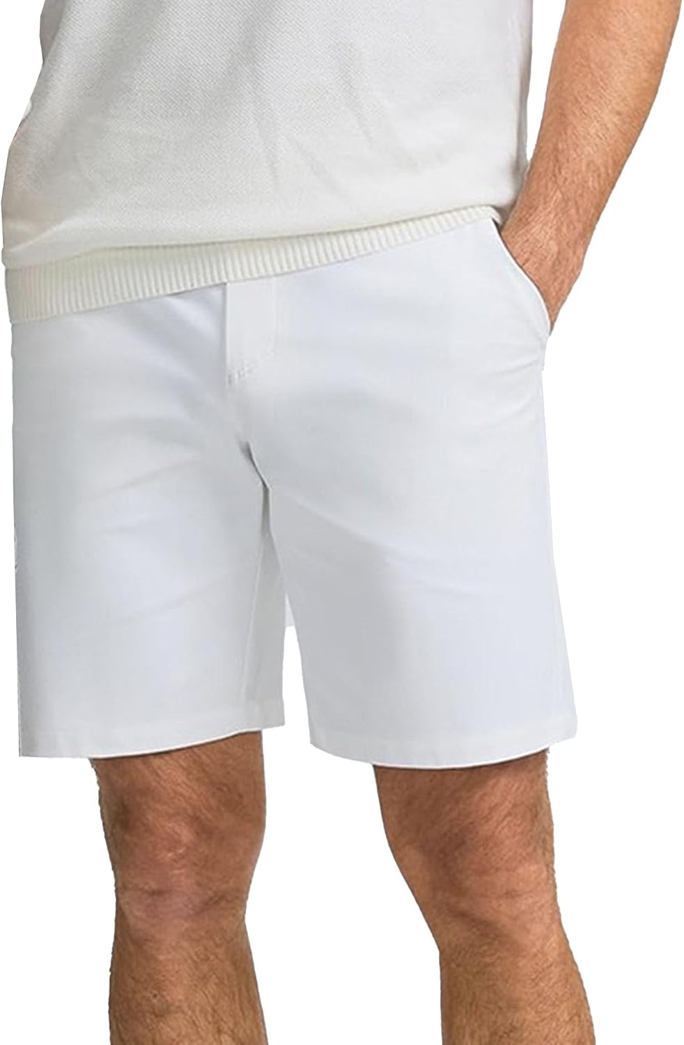 Maiyifu-GJ Men's Casual Stretch Dress Shorts Summer Lightweight Flat Front Shorts Quick-Drying Breathable Hiking Short Pants
