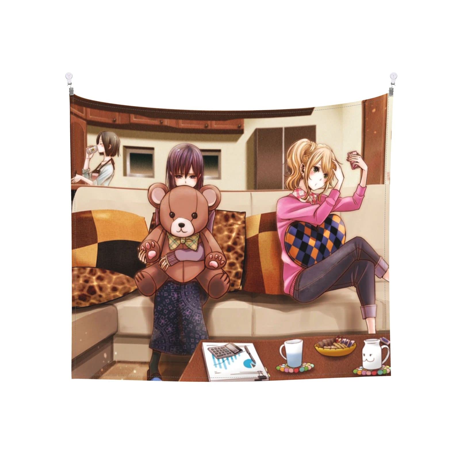 Amazon.co.jp: citrus／シトラス タペストリー アニメ、リビングルーム 