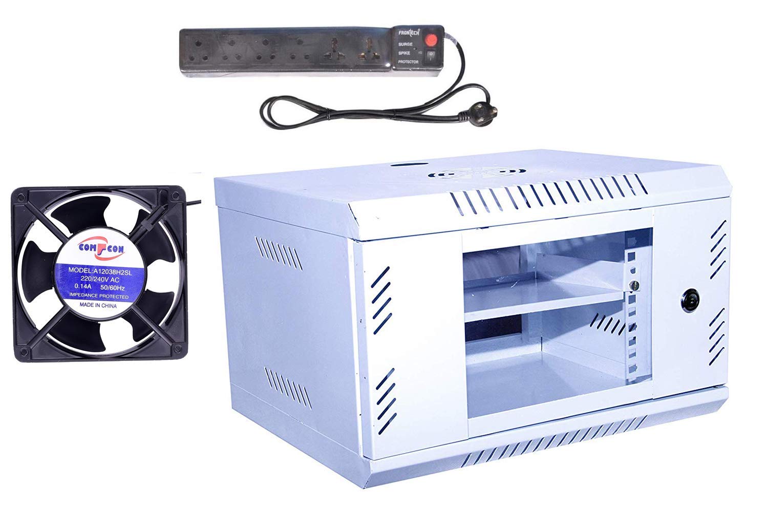 Buy Server Rack 4U Mini Combo Wall Rack ed with 6 Power Socket & Cable ...
