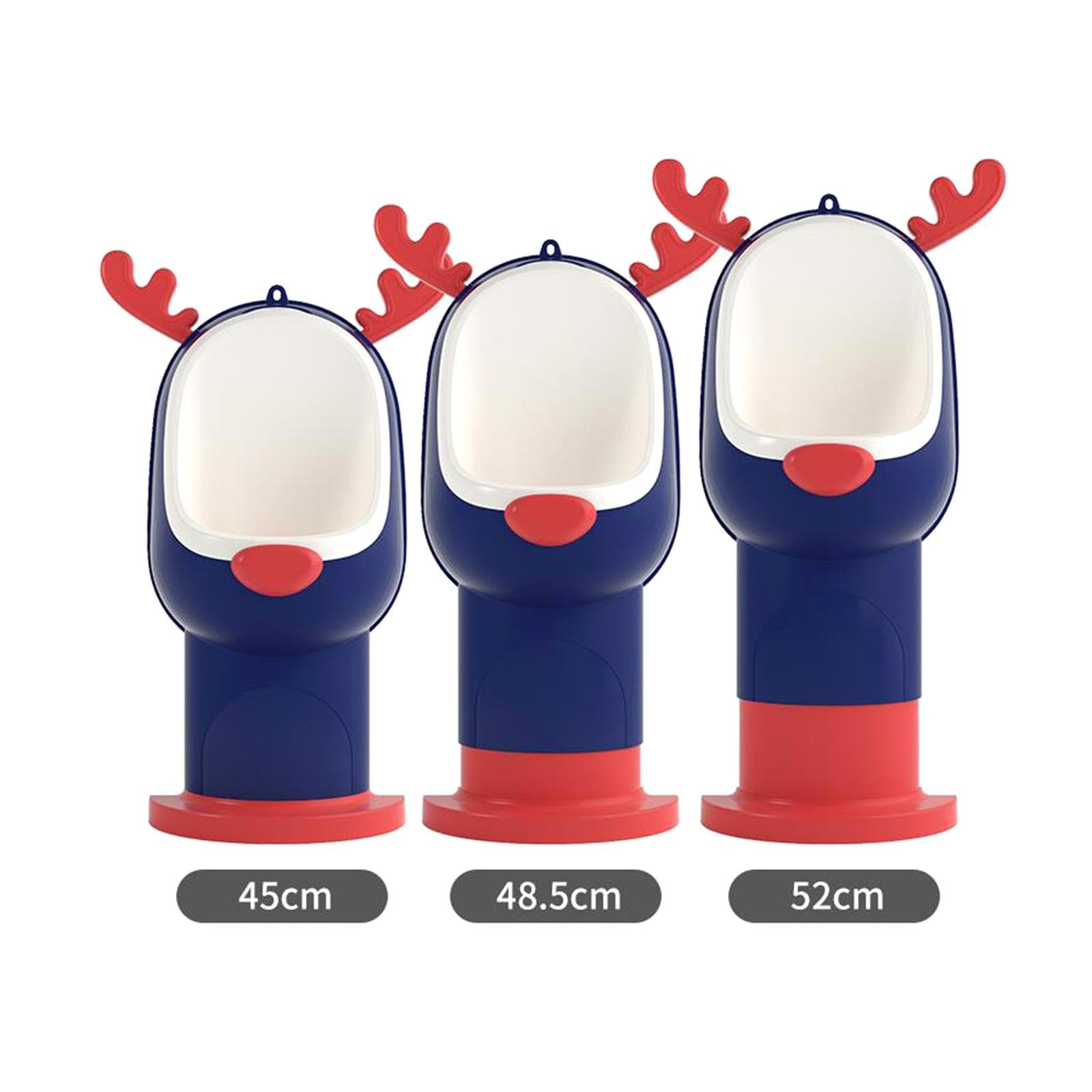 Orinal Colgante Ajustable de PP para Bebés con Objetivo de Entrenamiento, Adecuado para Niños, Niños, Inodoro Doméstico, Aprendizaje Diario, Azul, Individual