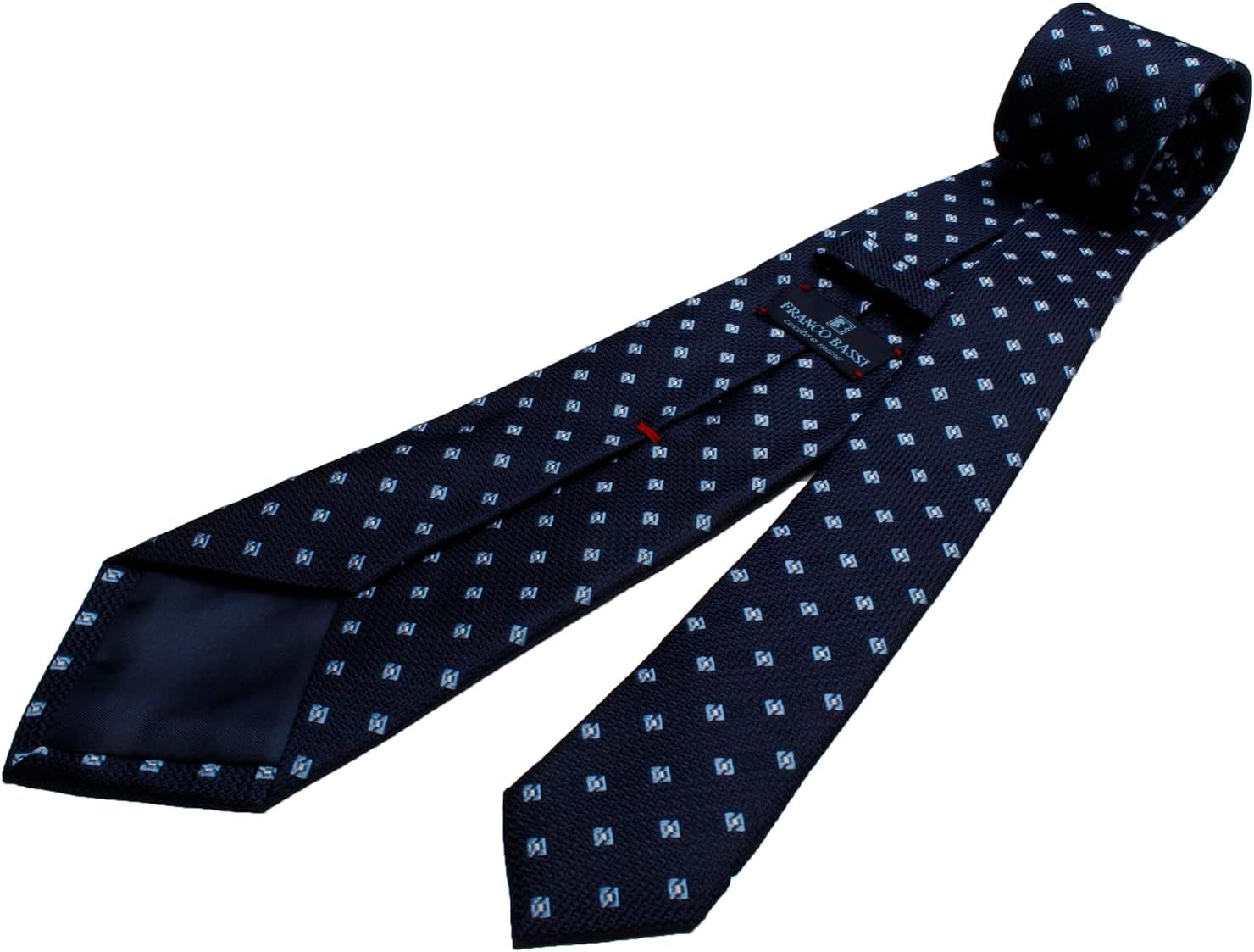 極美品　FRANCO BASSI フランコバッシ　ネクタイ ペイズリー　青 FRANCO BASSI オファー フランコバッシ ネクタイ 青 ペイズリー 楽天