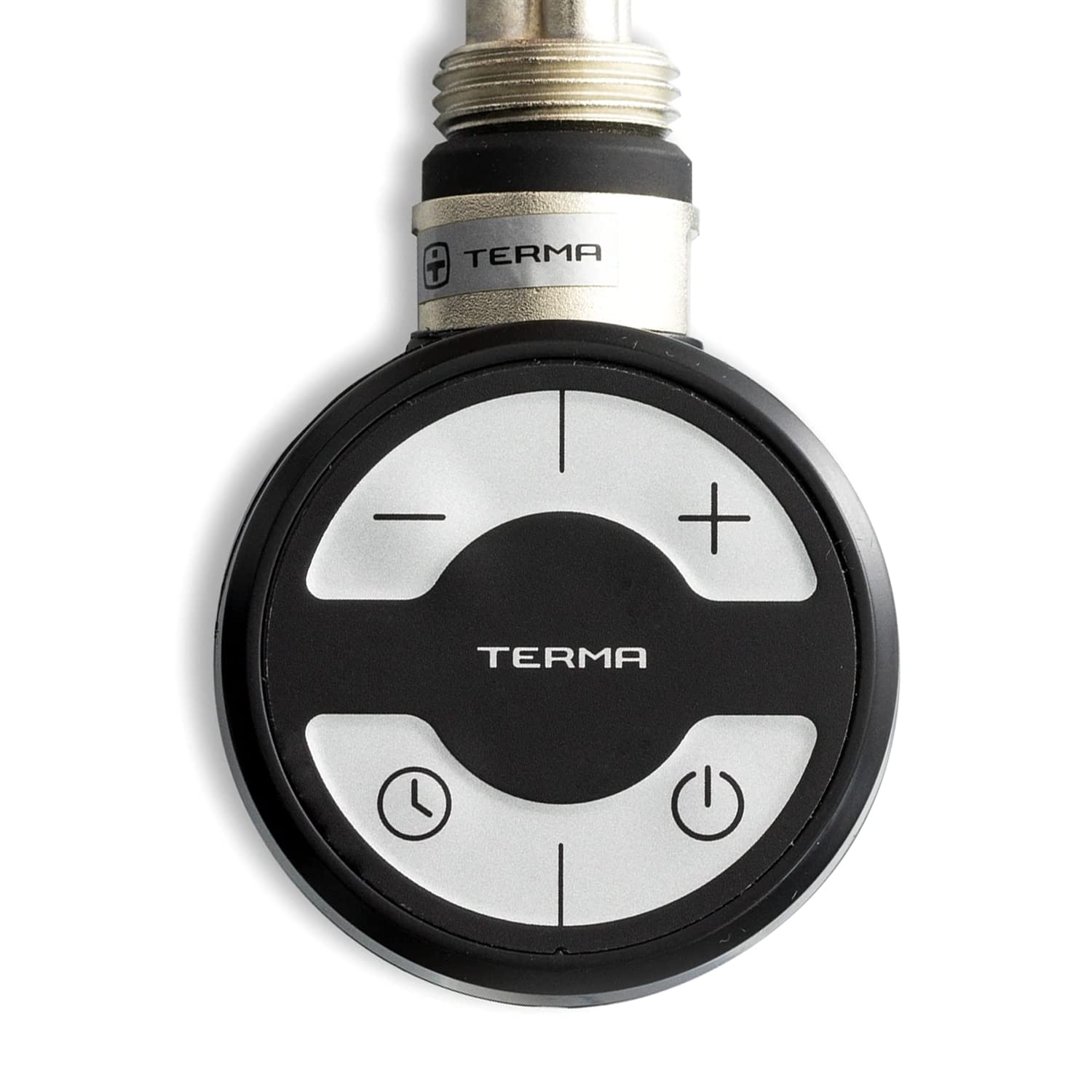 Myhomeware 800W Black Terma Moa Thermostatic Electric Element For Heated Towel Rail Radiator from B&Q