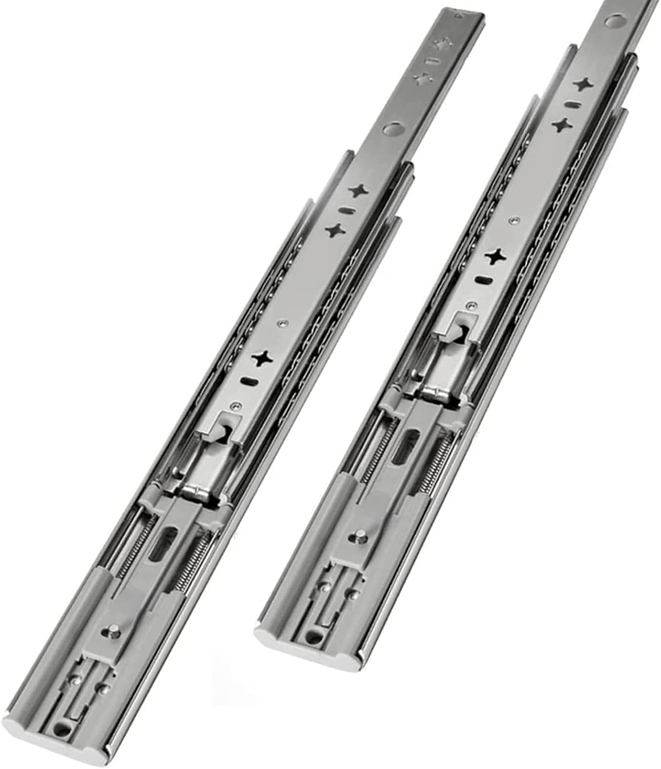 Ghkryd 1 Paire Drawer Runners, 1 Pair Heavy Duty Runners For Drawer Soft-Close Full Extension Rails - Side Mounted(750Mm(30Inch))