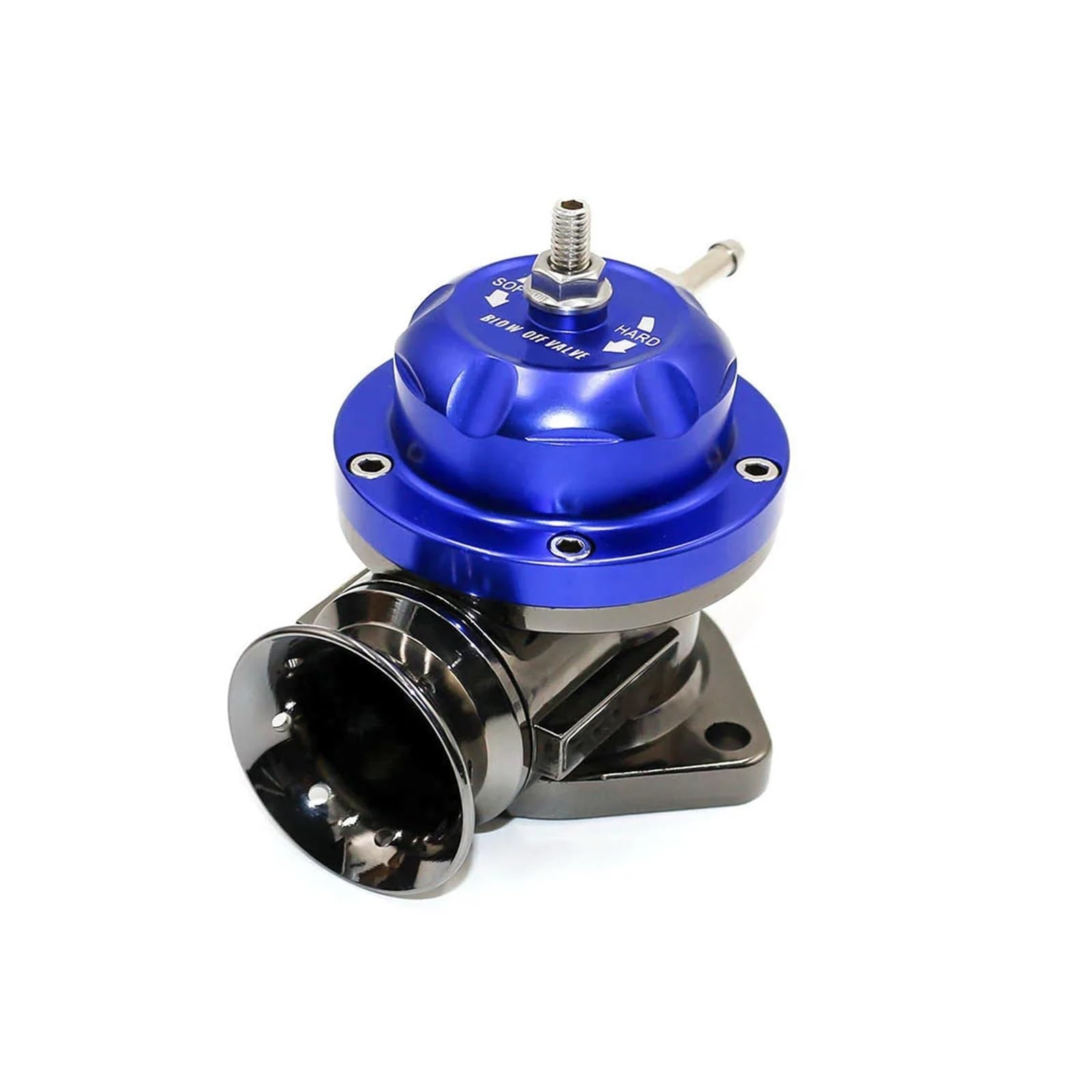 Uniwersalny zawór upustowy Turbo Blow-off typu RS, regulowany, 25 psi BOV, adapter upustowy/spustowy YC100370(Blue)