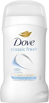 Classic Fresh Women's Antiperspirant Deodorant Cream Stick for 48 hour sweat protection and long-lasting fragrance with ¼ moisturising cream 50 ml
