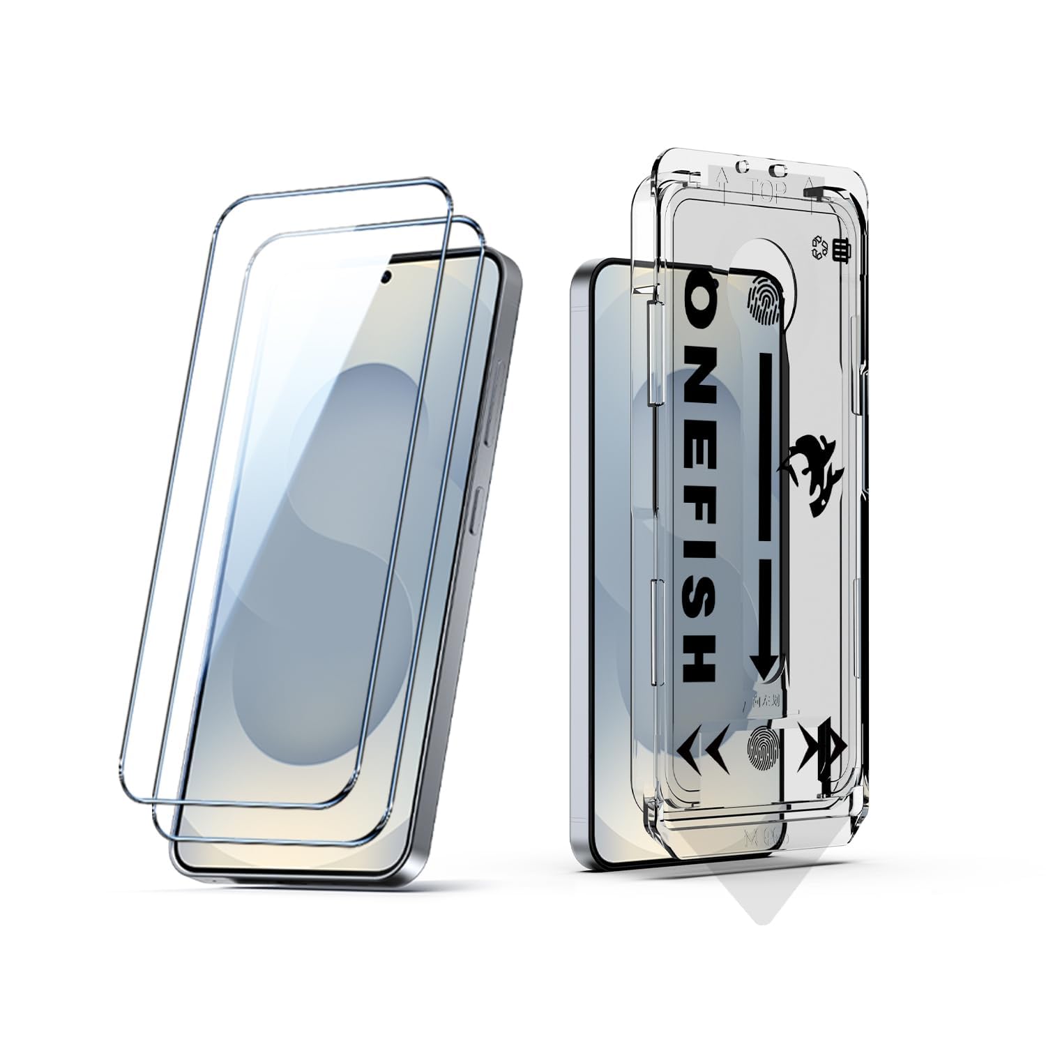 OneFish Screen Protector Compatible with Samsung Galaxy S26 Plus ，2 Pack