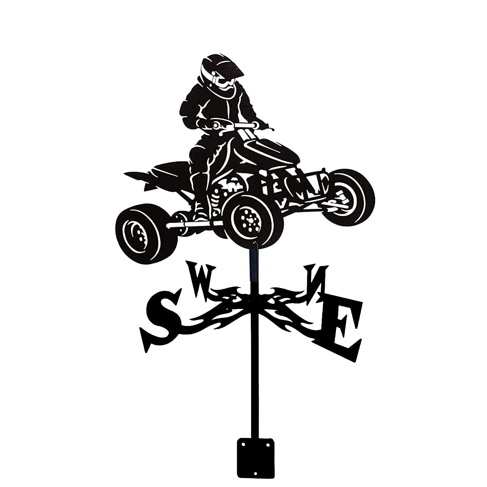 Girouette outil de mesure et indicateur de direction en acier pour décoration jardin patio