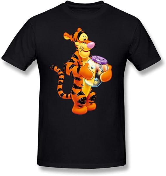 Amazon Smileスマイル アメリカ アニメ かわいい 虎 キャラ おとな シャツ カジュアル ハイキング Black Size 3x Tシャツ カットソー 通販