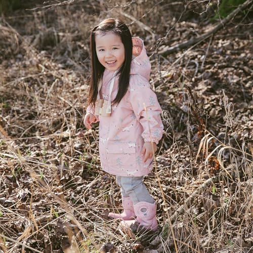 Image of JAN & JUL Waterproof Fleece Lined Rain Jacket, Raincoat for Toddlers and Kids