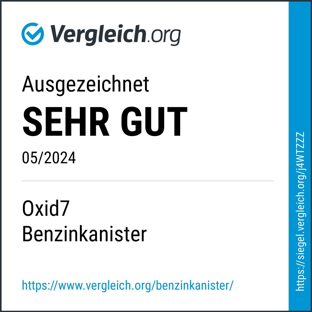 Oxid7 Benzinkanister aus Metall 20 Liter, UN-Zulassung | Kraftstoffkanister für Benzin, Diesel & Bio-Ethanol geeignet | Hochwertige Verarbeitung inkl. Innen-Versiegelung [Olivgrün] Ohne Zubehör 1x 20L Olivgrün
