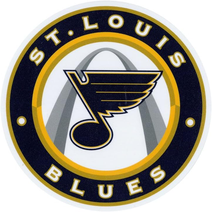 Wincraft NHL St. Louis Blues 90203010 Perfect Cut Color Decal, 8" x 8", Black