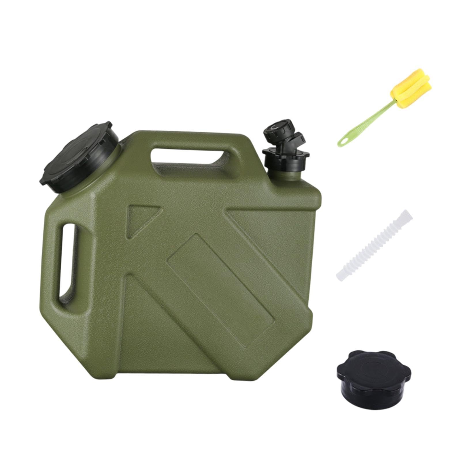 Sharplace 10L Bidon Eau avec Robinet, Jerrican Eau Réservoir D'eau de Camping Car Extérieur Bidon D'eau Alimentaire, Portable Grande Capacité Sans Fuite de Réservoir D'eau pour La Conduite RV, Camping