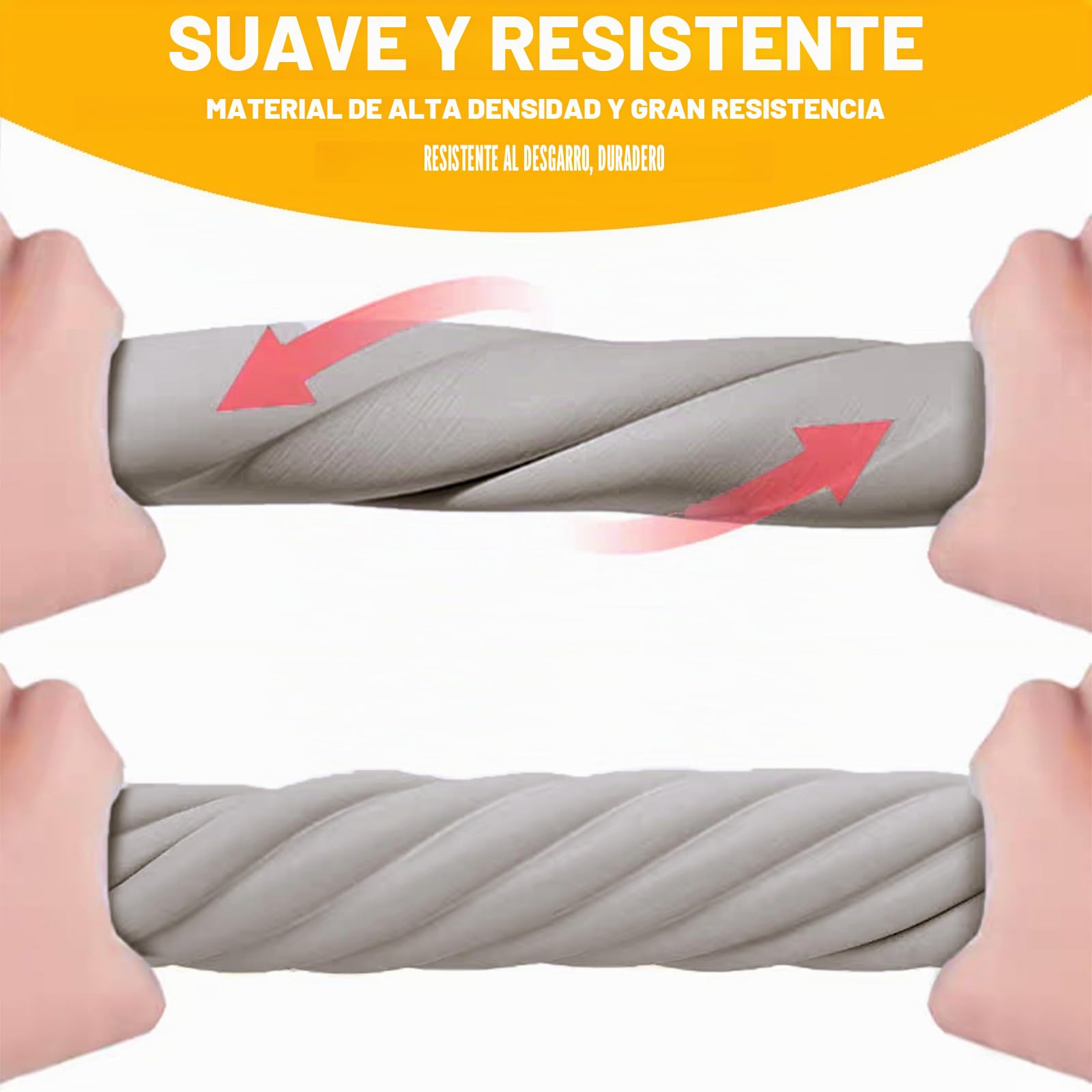 Protector de Bordes de Espuma para bebé, protección de Cantos de Mesa, Esquinas, protección de Cantos autoadhesiva para niños, Cama, alféizar de Ventana y Escritorio, Muebles (Blanco, 2M X 8CM)