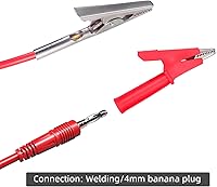 Vista 5 de 4 unids resistente aislado cocodrilo clips PVC cocodrilo abrazaderas conector de cobre niquelado 1000 V 20 A para pruebas de laboratorio eléctrico