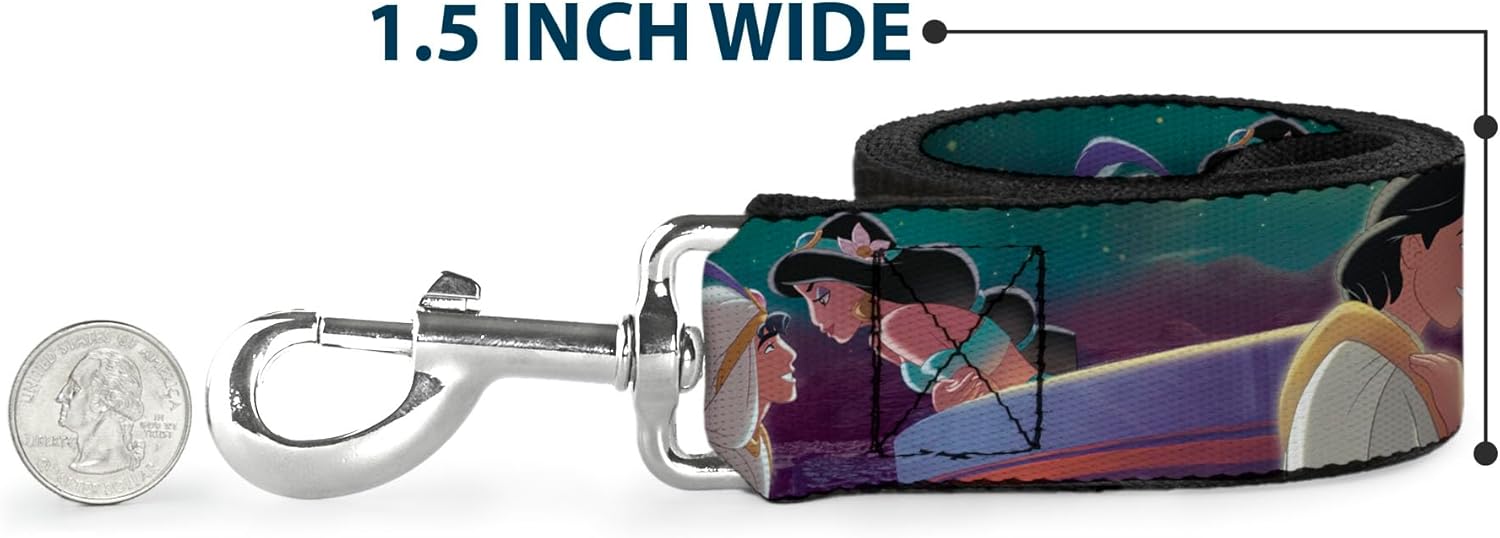 Disney Pet Leash, Dog Leash, Nightmare Before Christmas Sally Dress Patchwork, 4 Feet Long 1.5 Inch Wide