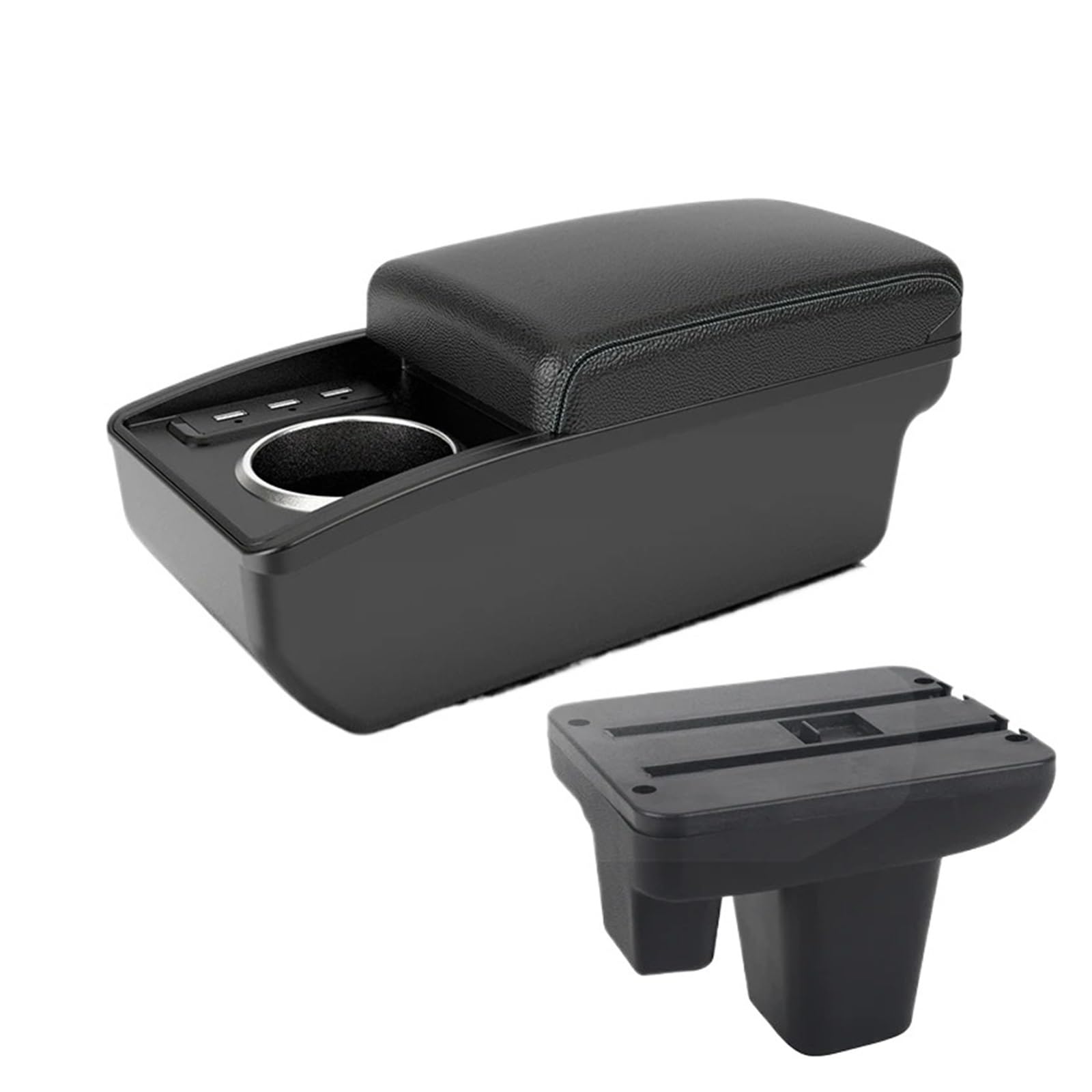 UMDJJU For MG For MG3 Car Armrest Box Central Storage Interior Modification Charging Supplies Right Driver Car Centre Console Armrest Box(B3 white line 6 usb)