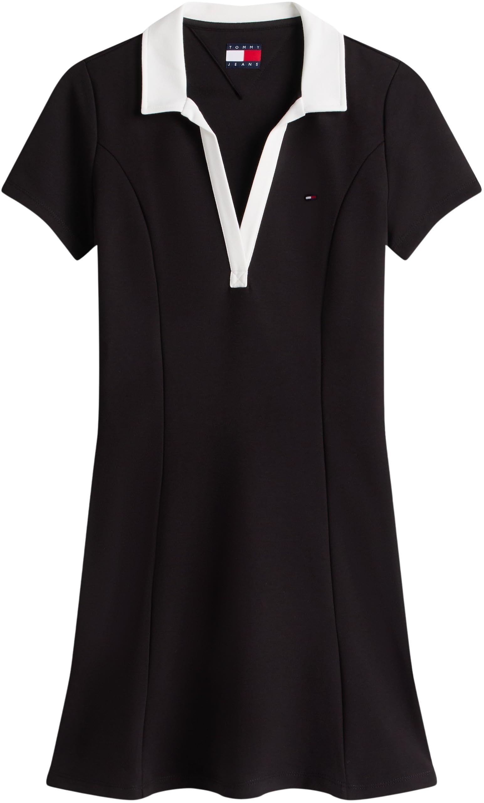 Tommy Jeans Robe Polo Femme Contrast Fit & Flare Mini