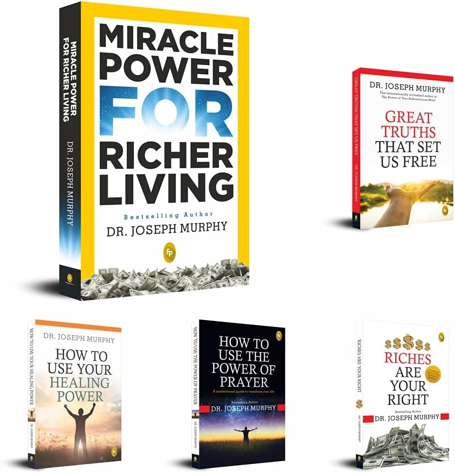 Complete Collection Of Personal Development Books By Dr. Joseph Murphy (Set of 6 Books) Product Bundle