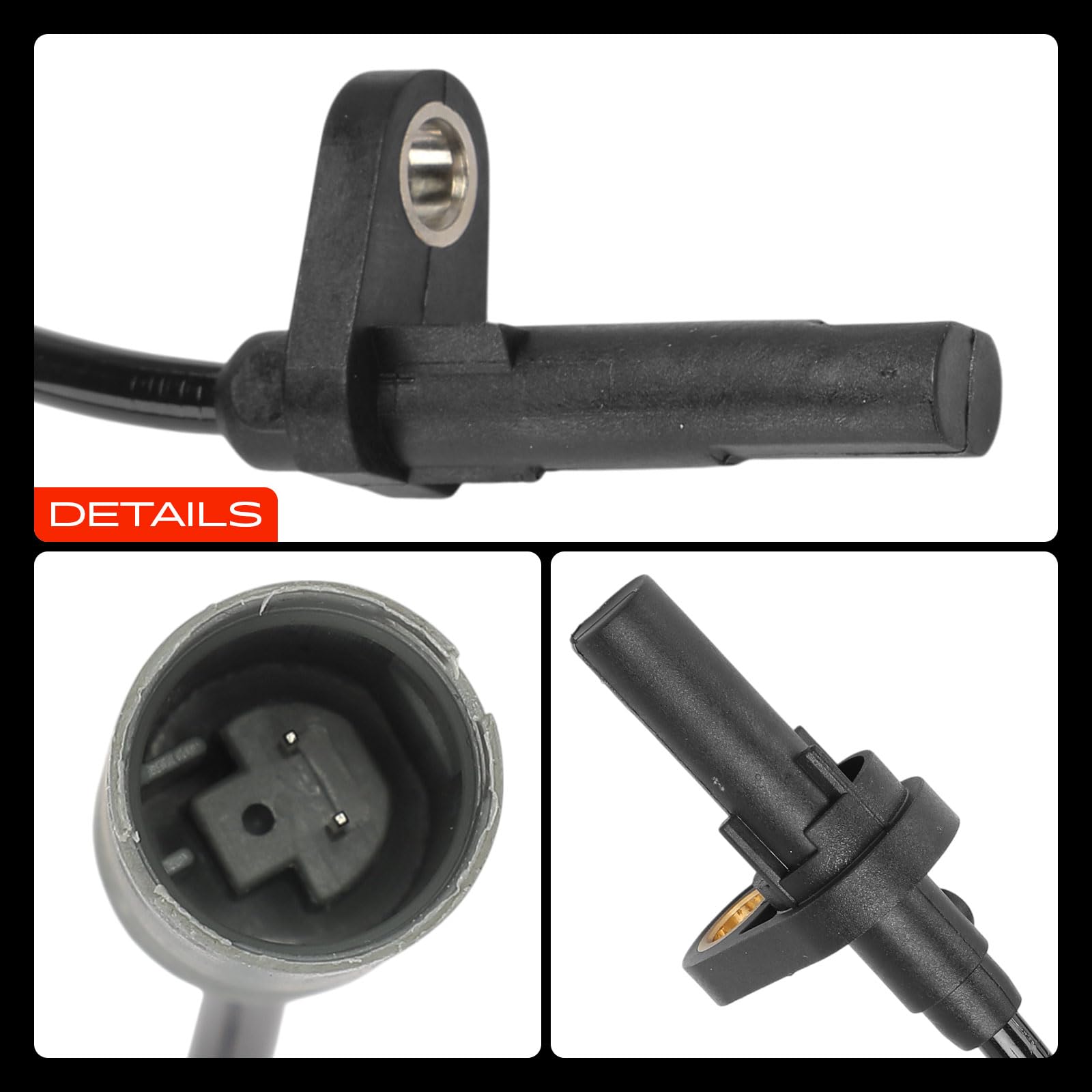 Frankberg 4 sensores de velocidad ABS de 2 Polos 34526761800 34526761650 | Compatible con: Serie 7 E65 E66 E67
