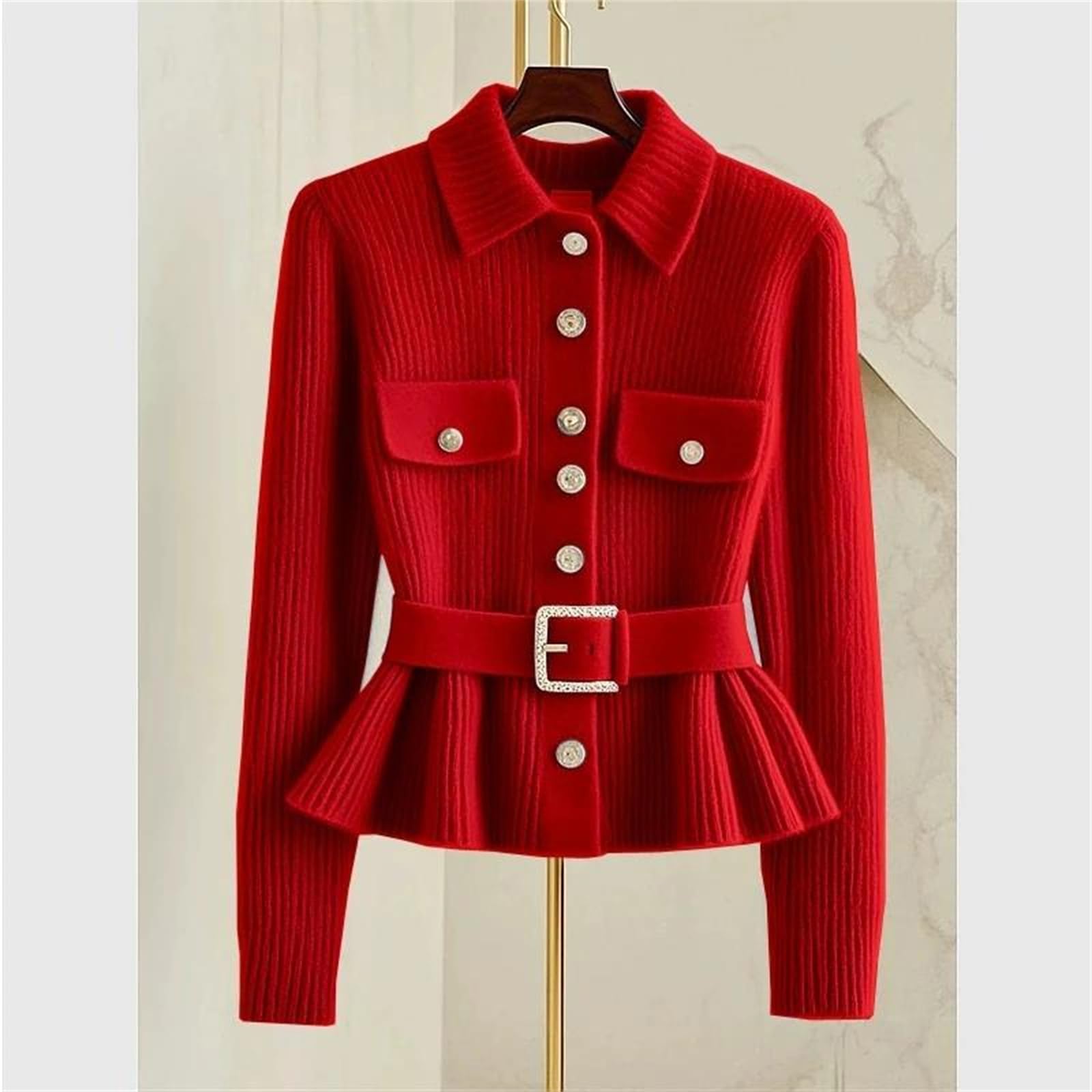 Cardigan da donna lavorato a maglia maglione coreano primaverile sciolto manica lunga top lavorato a maglia